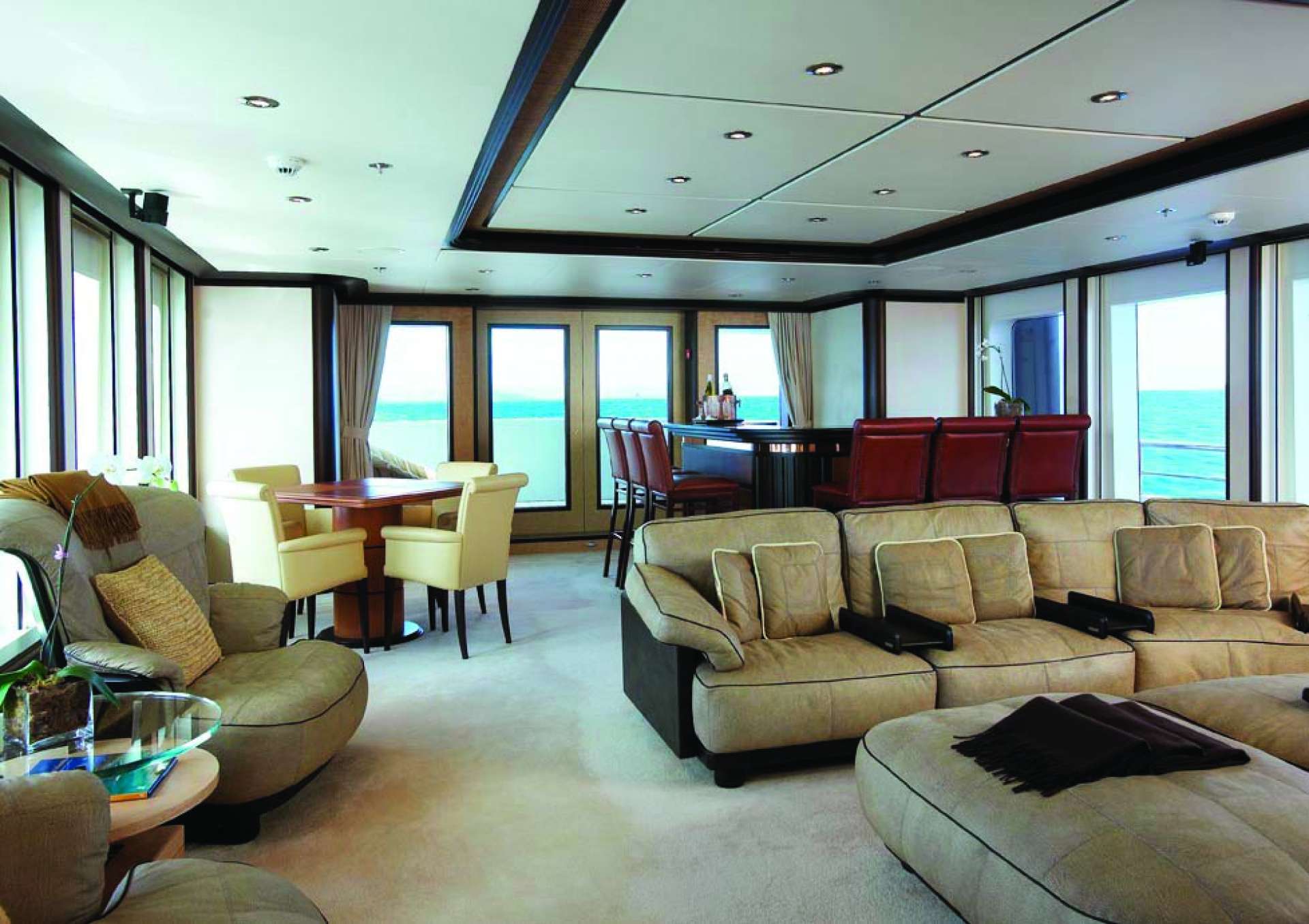 yacht Harle intérieur