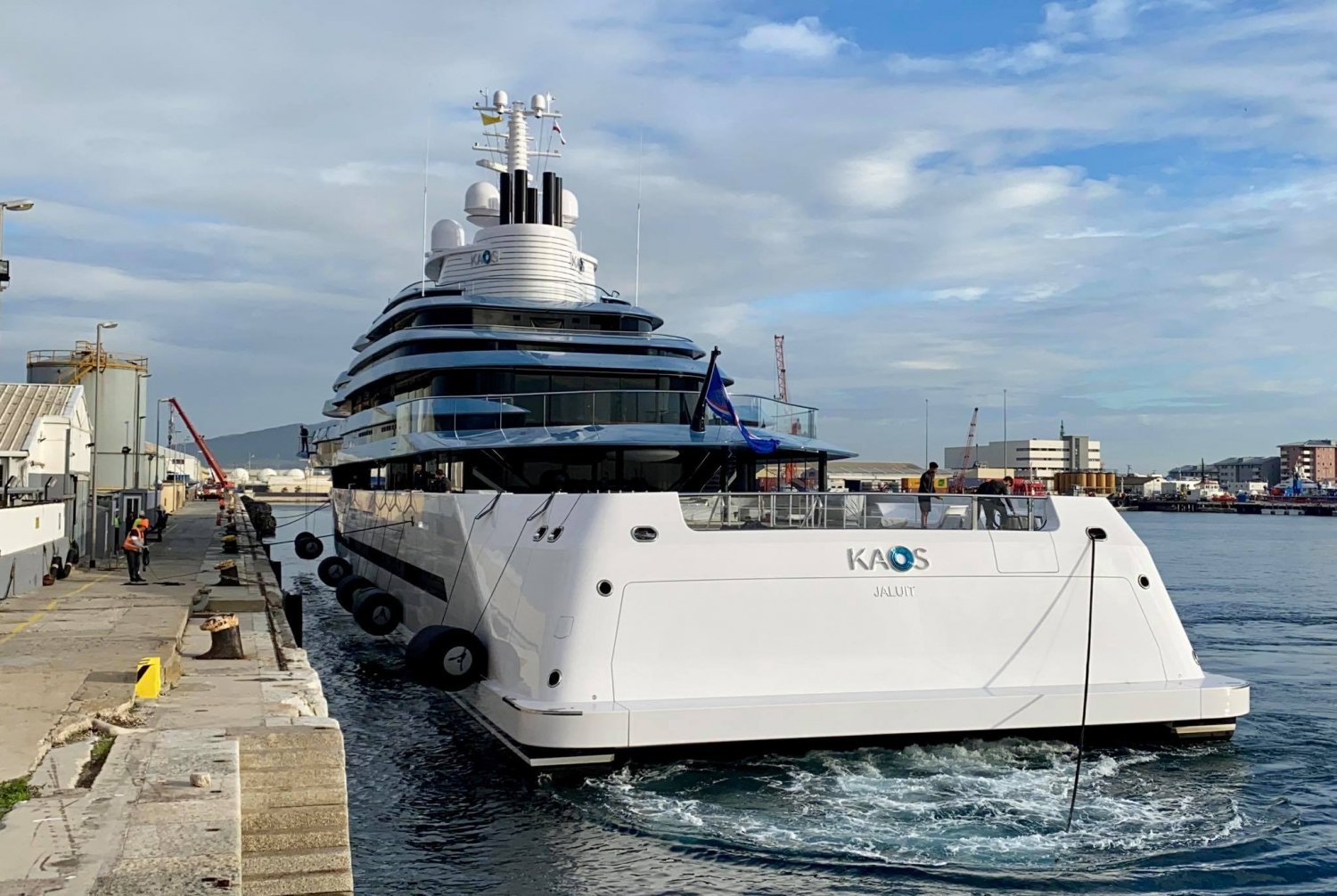kaos mega yacht owner