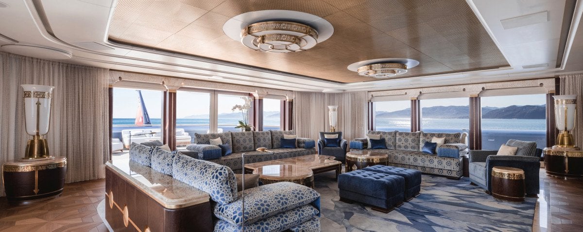 motor yacht kaos interior