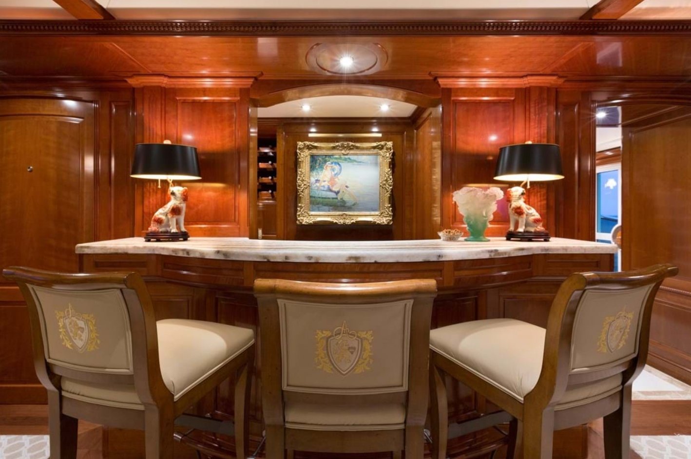 yacht Katharine interior
