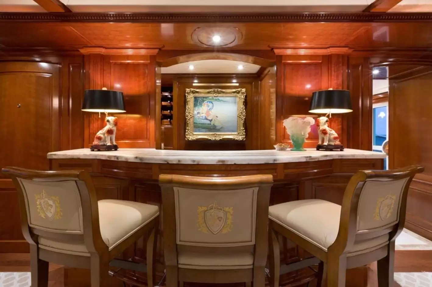 yacht Katharine intérieur