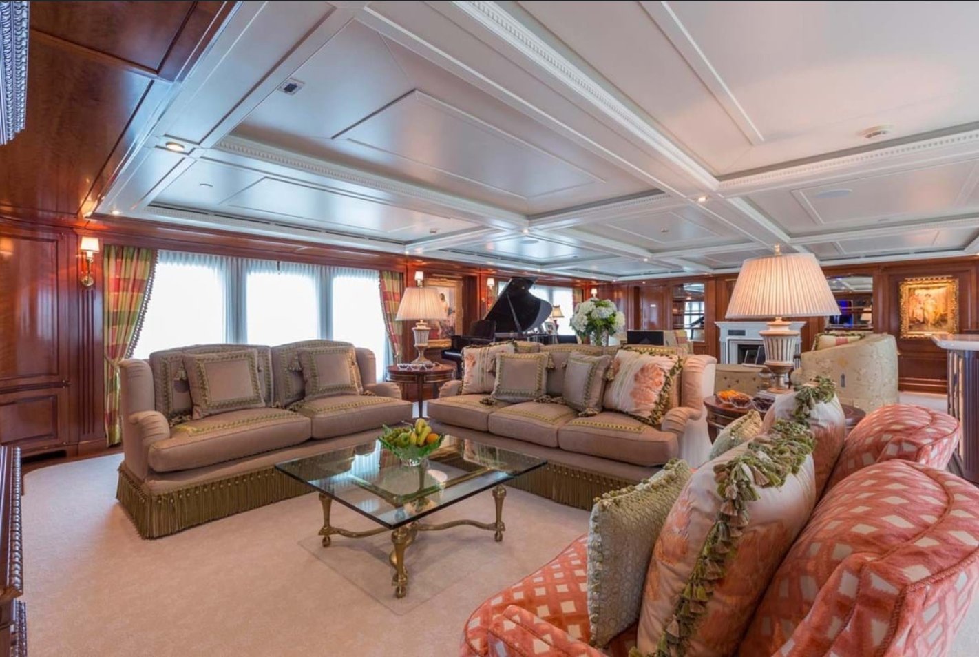 interni dello yacht Katharine