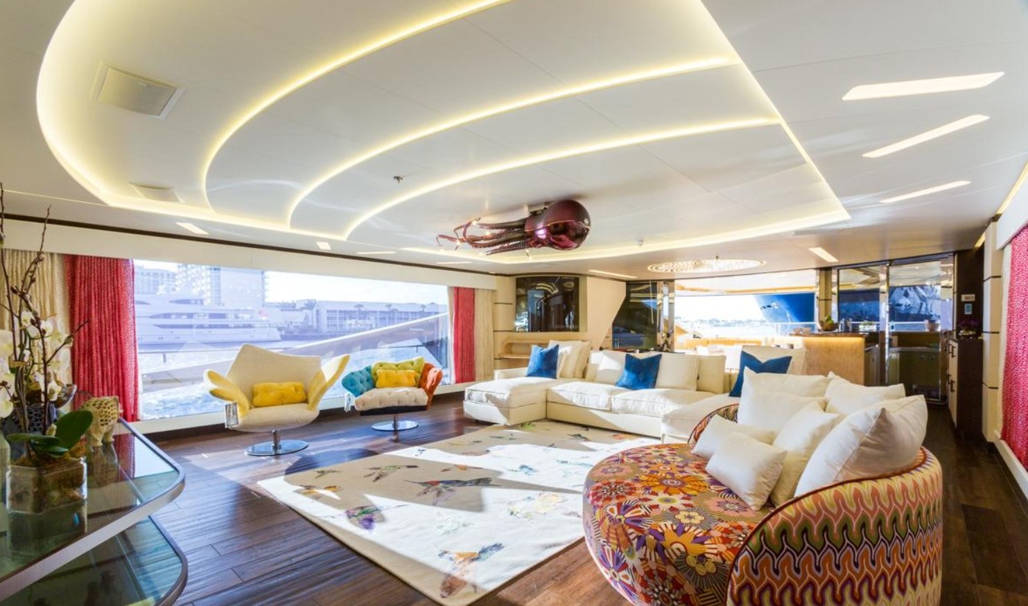 Palmer Johnson yacht KHALILAH interior