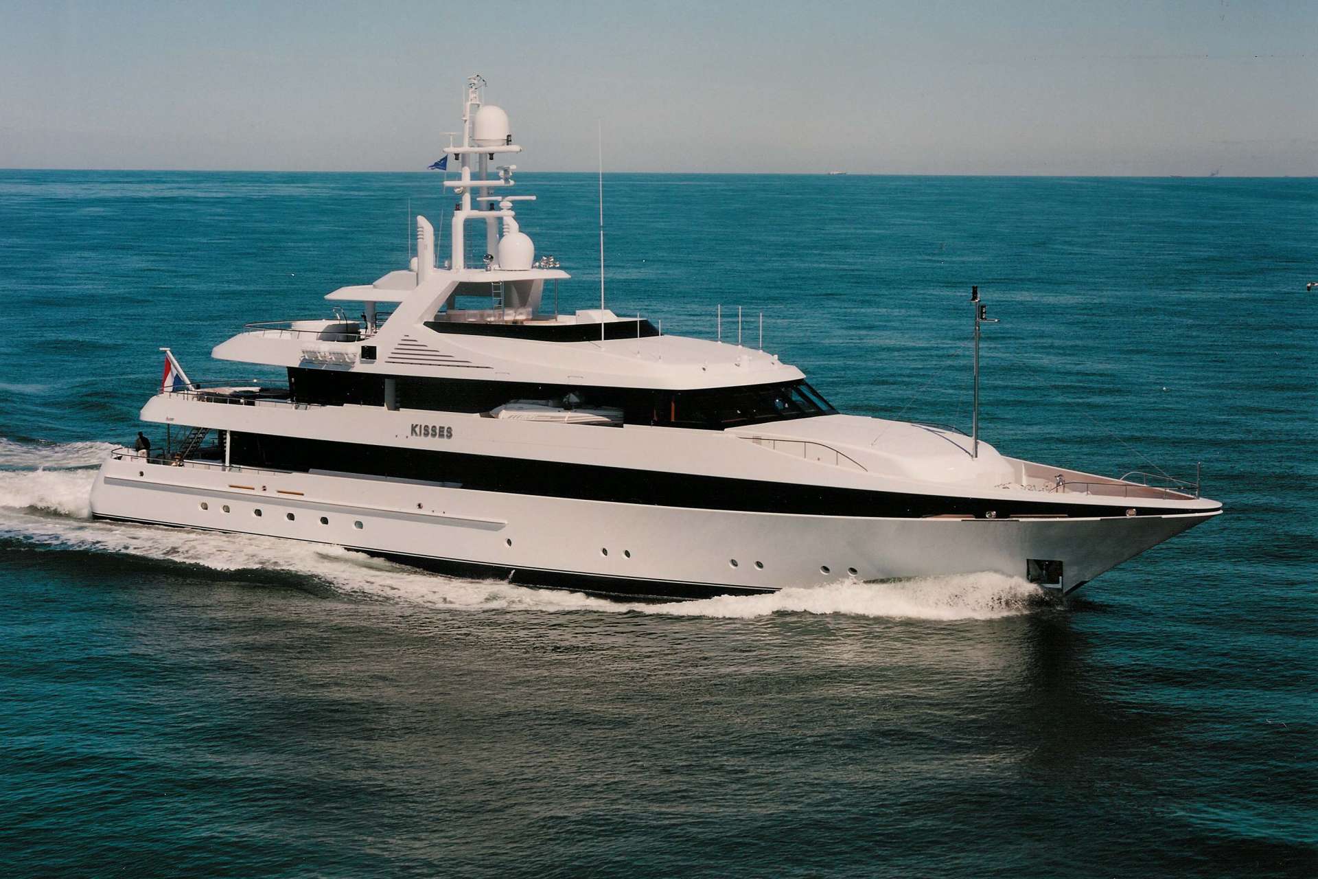 KISSES yacht • Feadship • 2000 • owner Norman Braman