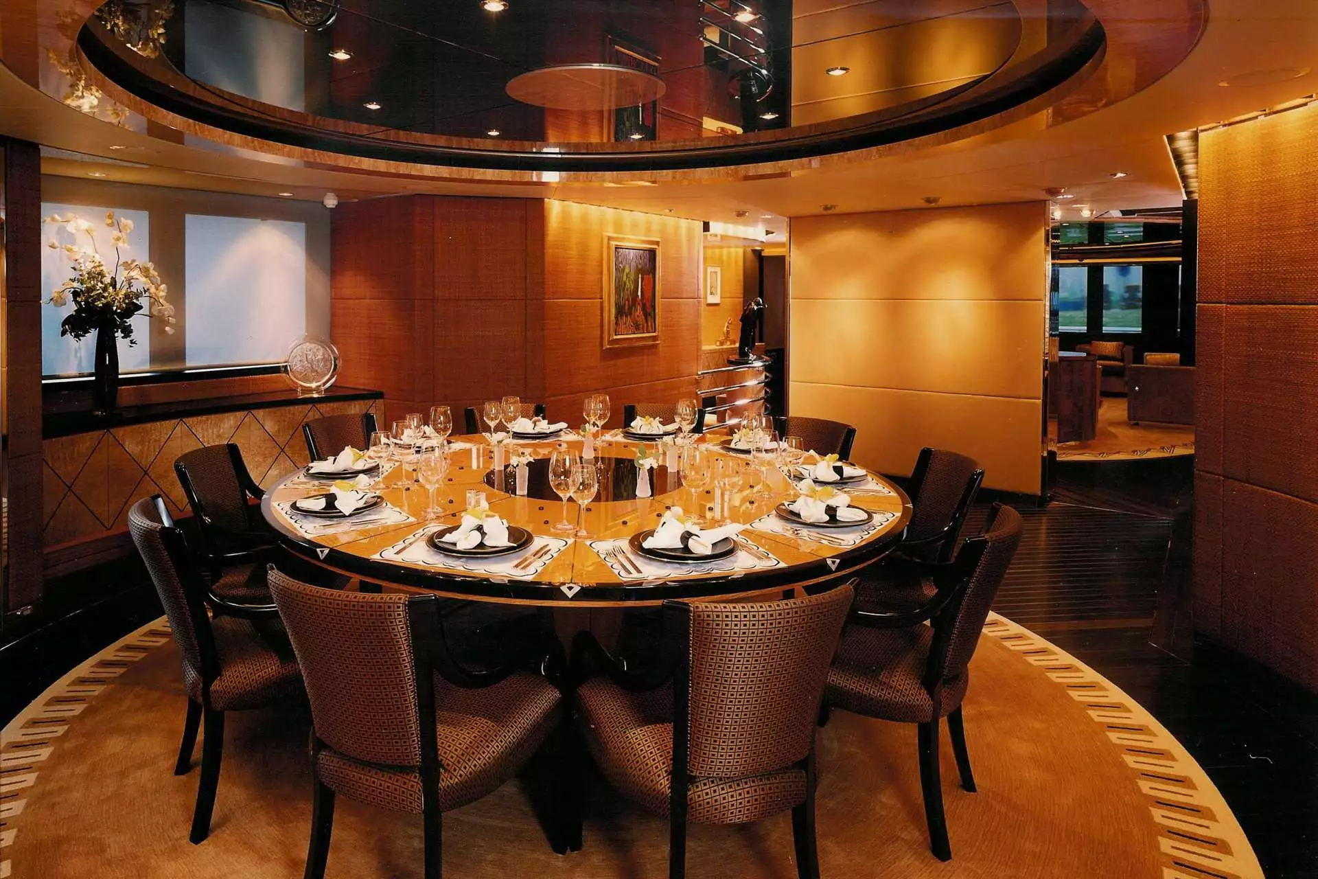 Yate Feadship besos interior