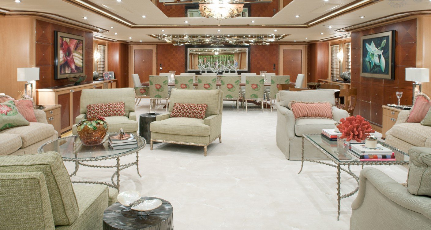 ISA yacht Kolaha interior