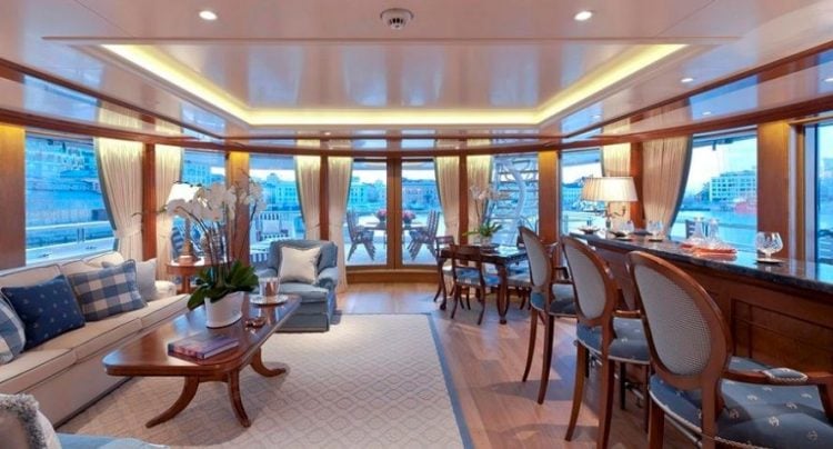 Lurssen yacht Lady Kathryn interior