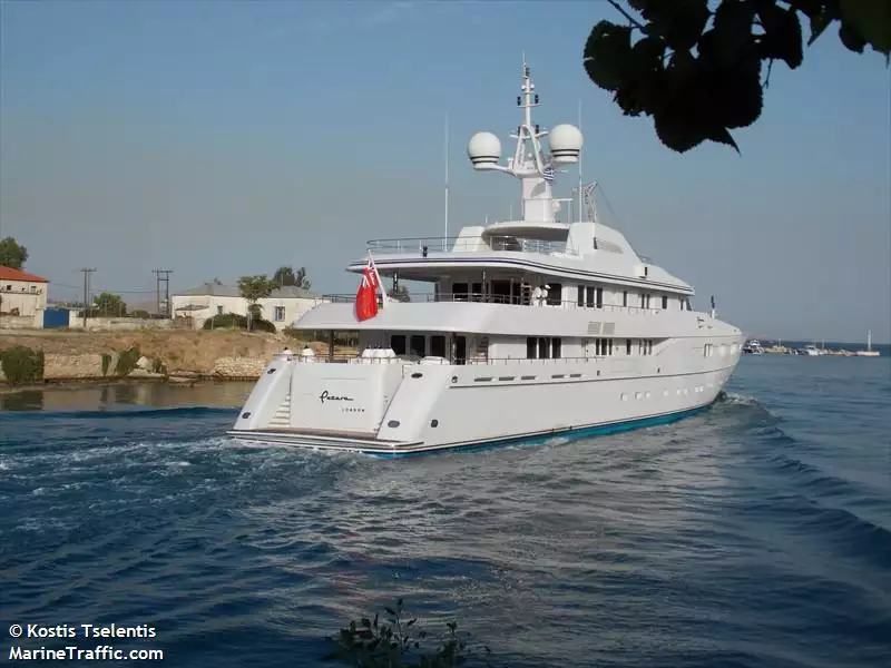 jacht Petara - Turkoois - 2005 - Bernie Ecclestone