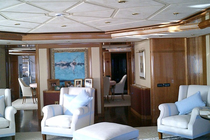 interni dello yacht Petara