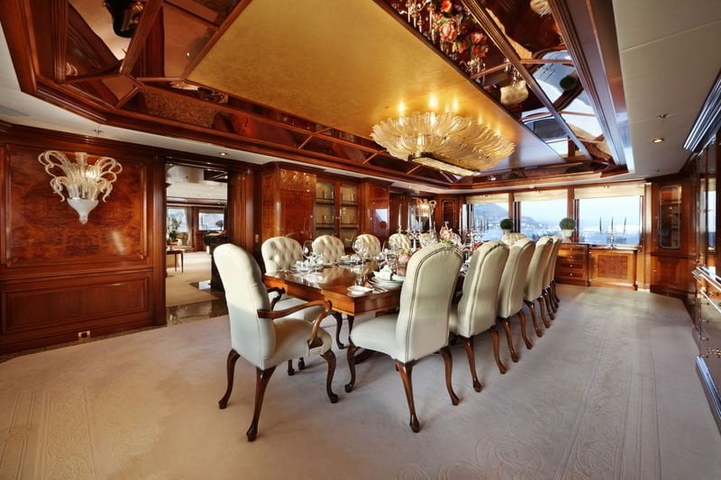Lurssen yacht Saint Nicolas interior