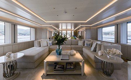 yacht Volpini intérieur