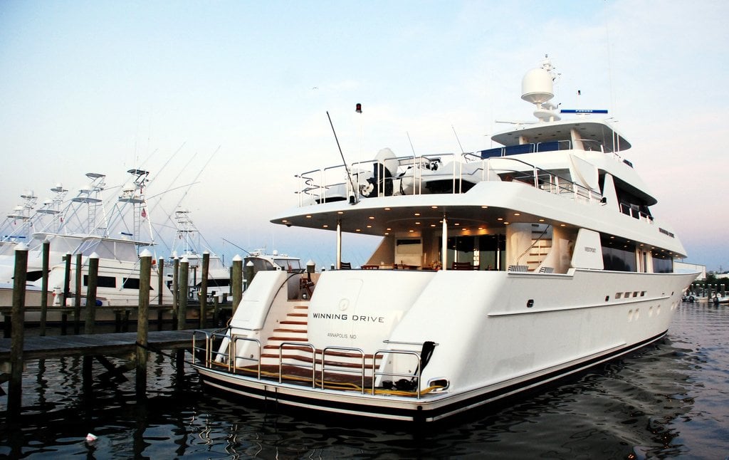 yacht Winning Drive - Westport - 2012 - owner Steve Bisciotti