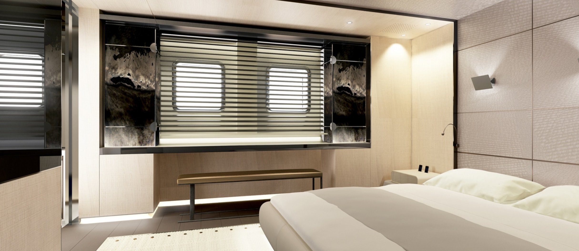 yacht Yalla interior