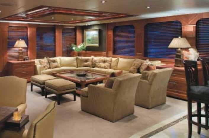 after eight yacht interior