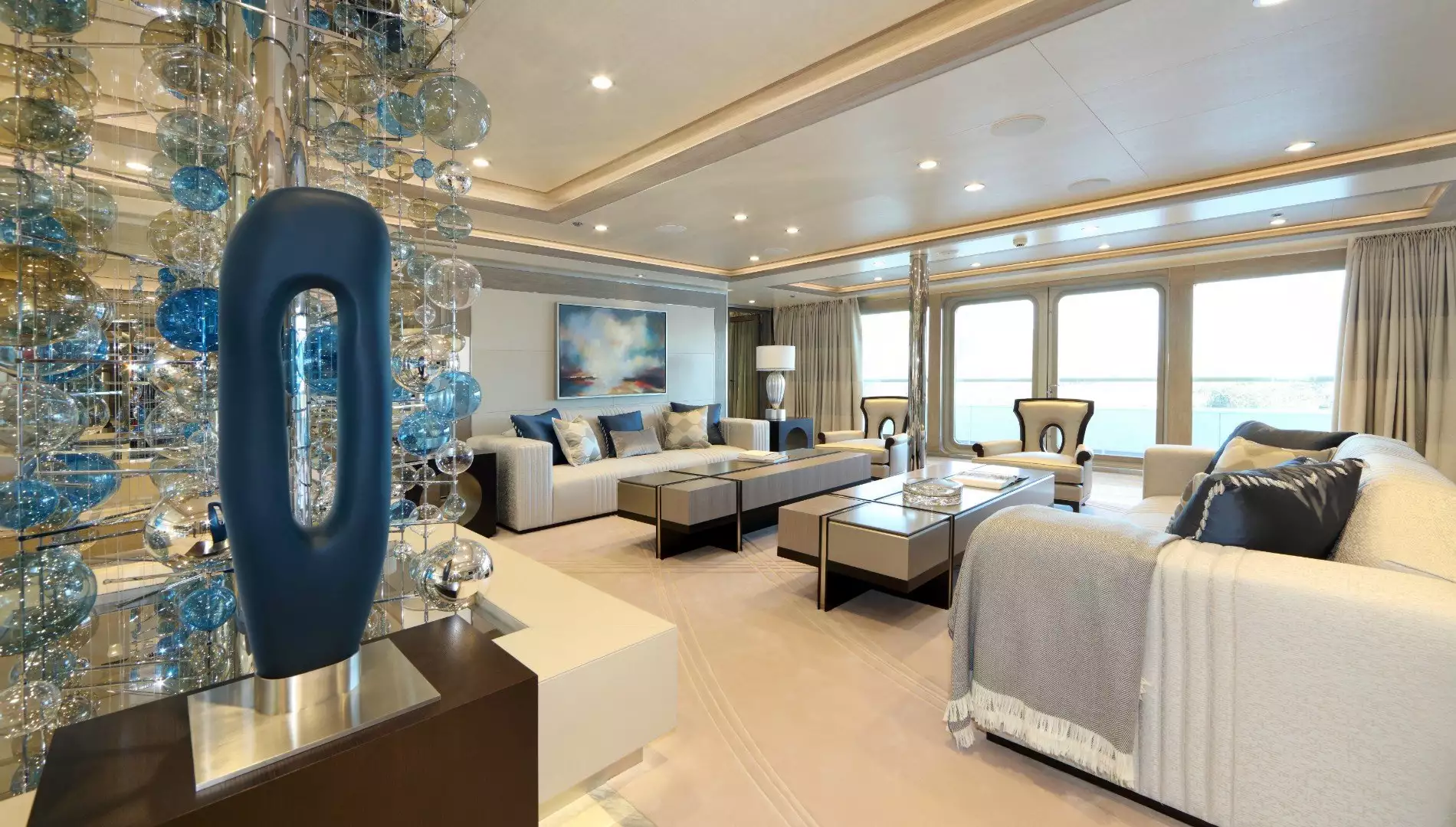 yacht Andromeda intérieur