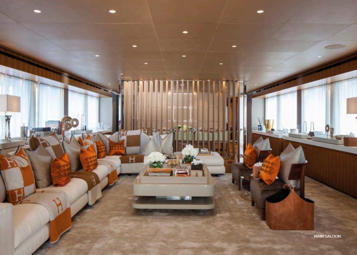 interior COMO Yacht • (Hayken) • Heesen • 2014 • Owner Neville Crichton