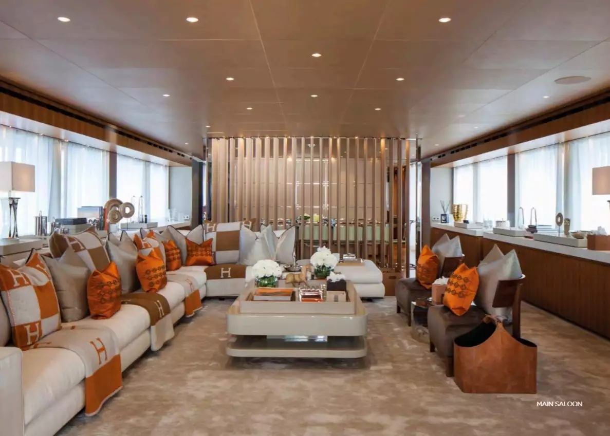 intérieur COMO Yacht • (Hayken) • Heesen • 2014 • Propriétaire Neville Crichton