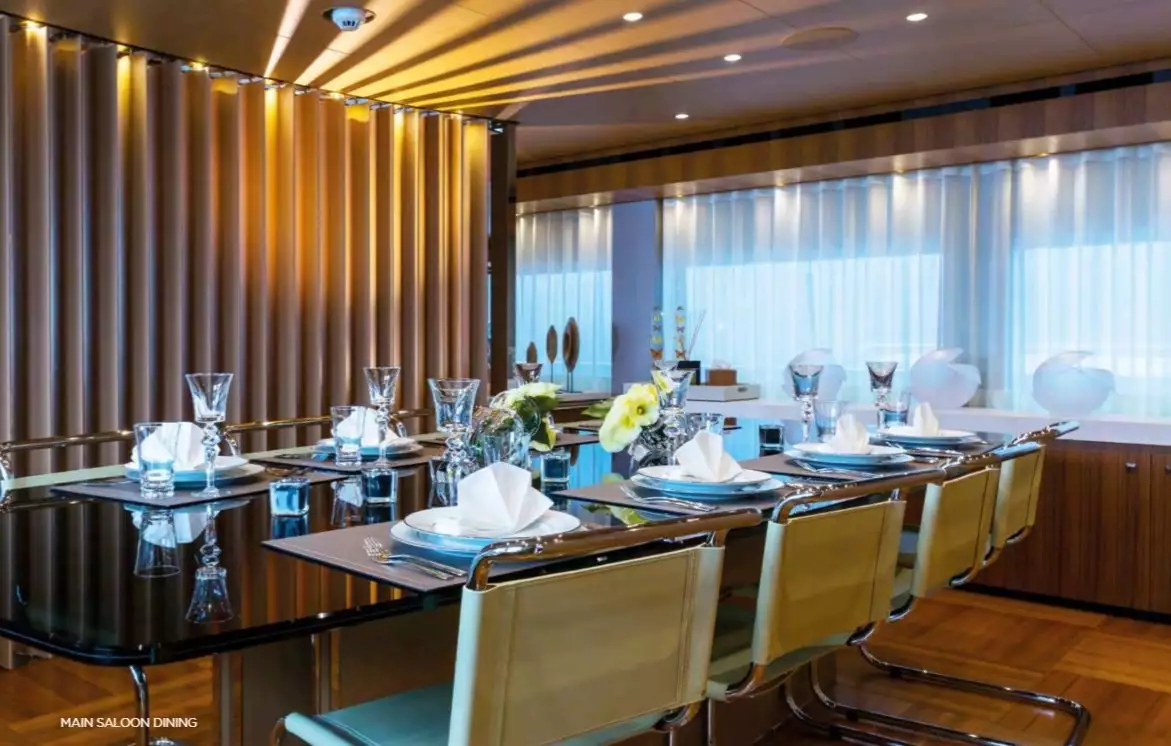interior COMO Yacht • (Hayken) • Heesen • 2014 • Proprietário Neville Crichton