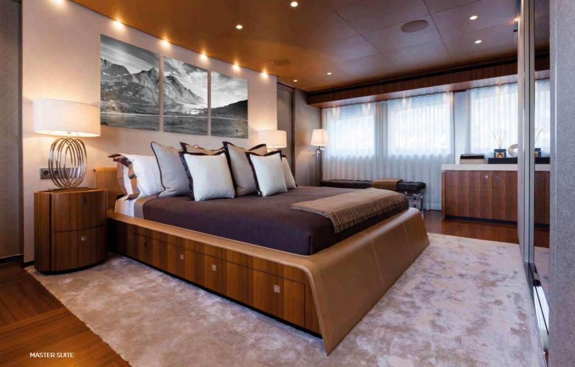 intérieur COMO Yacht - (Hayken) - Heesen - 2014 - Propriétaire Neville Crichton