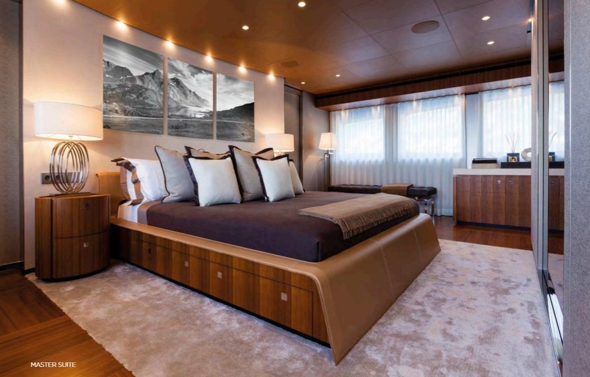 intérieur COMO Yacht • (Hayken) • Heesen • 2014 • Propriétaire Neville Crichton