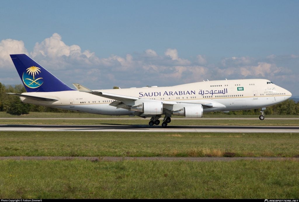 HZ-HM1 Boeing 747 BBJ Príncipe Mohammed bin Salman