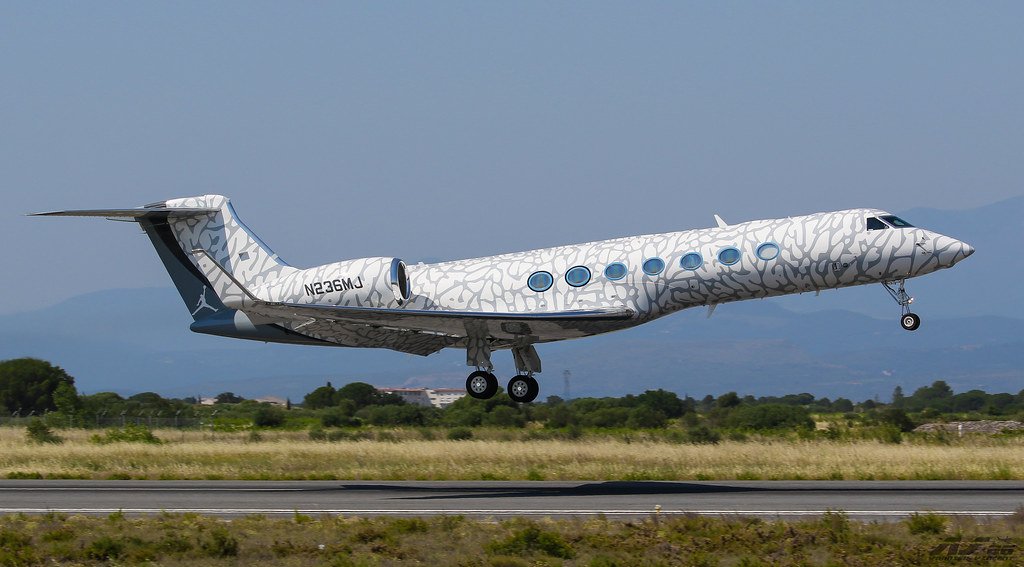 N236MJ Gulfstream G550 Майкл Джордан 