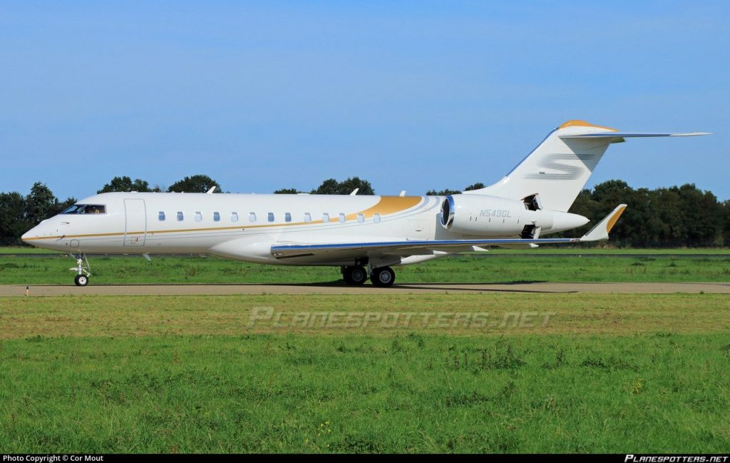 N543GL Global6000 Джордж Линдеманн