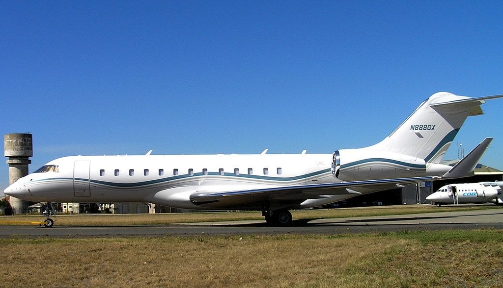 N888GX Bombardier Kerry Stokes private jet