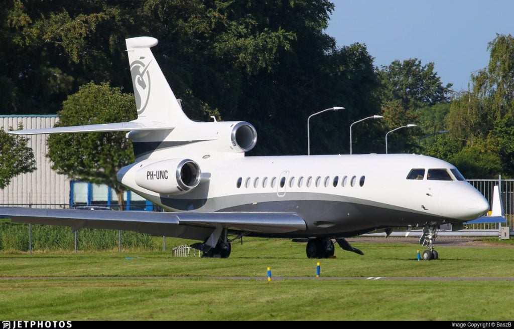 PH-UNC-Dassault-Falcon-7X Frank Zweegers Privatjet