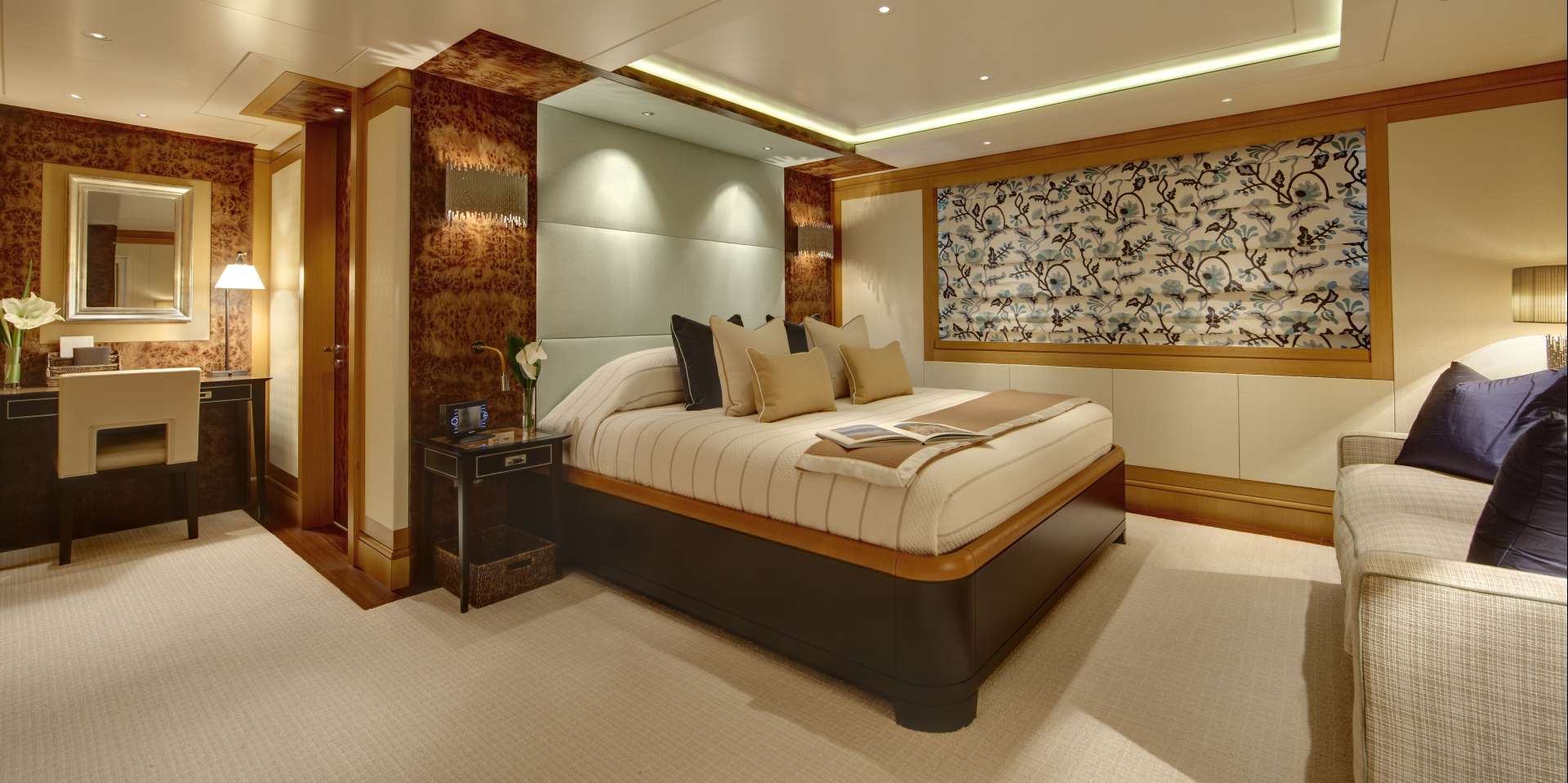 Lady Britt yacht interior