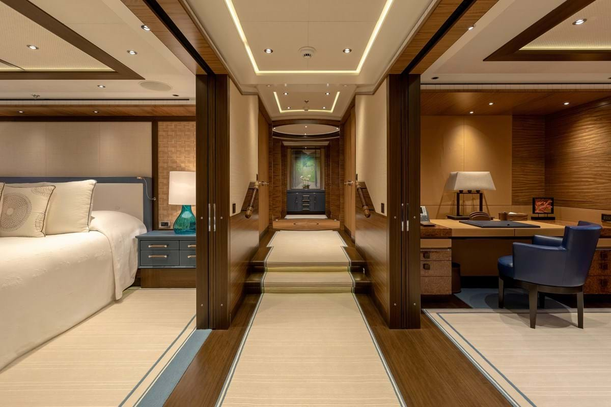 interno dell'yacht Baton Rouge