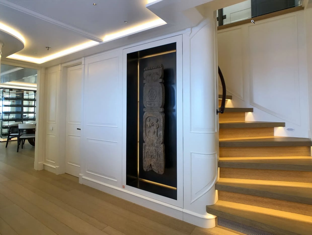 Intérieur du yacht Feadship Broadwater