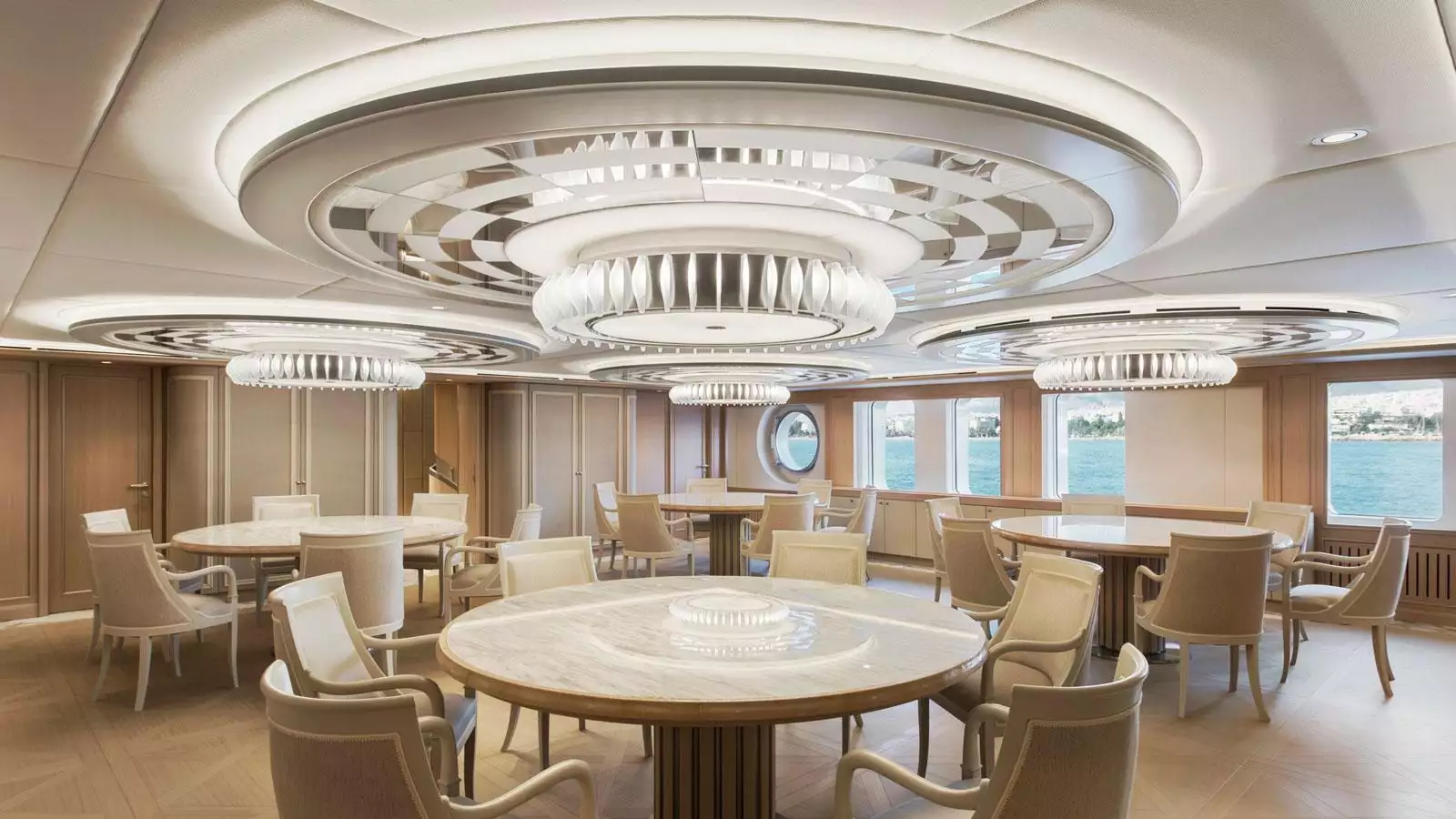 intérieur de yacht de rêve