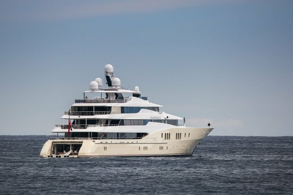 Inside Eminence Yacht A R 2008 Value 90m Owner Alexander Khloponin