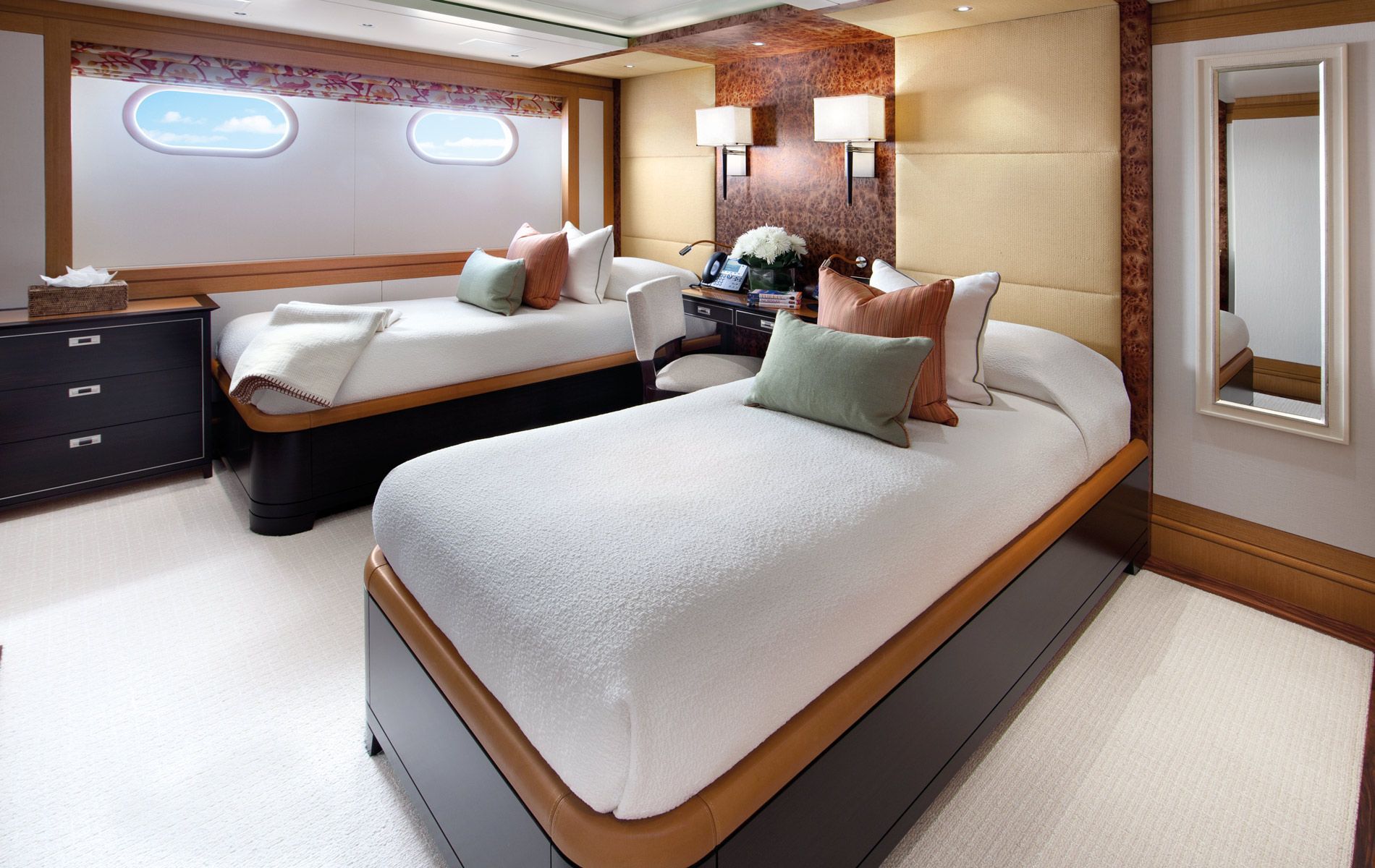 Intérieur du yacht Feadship Lady Britt