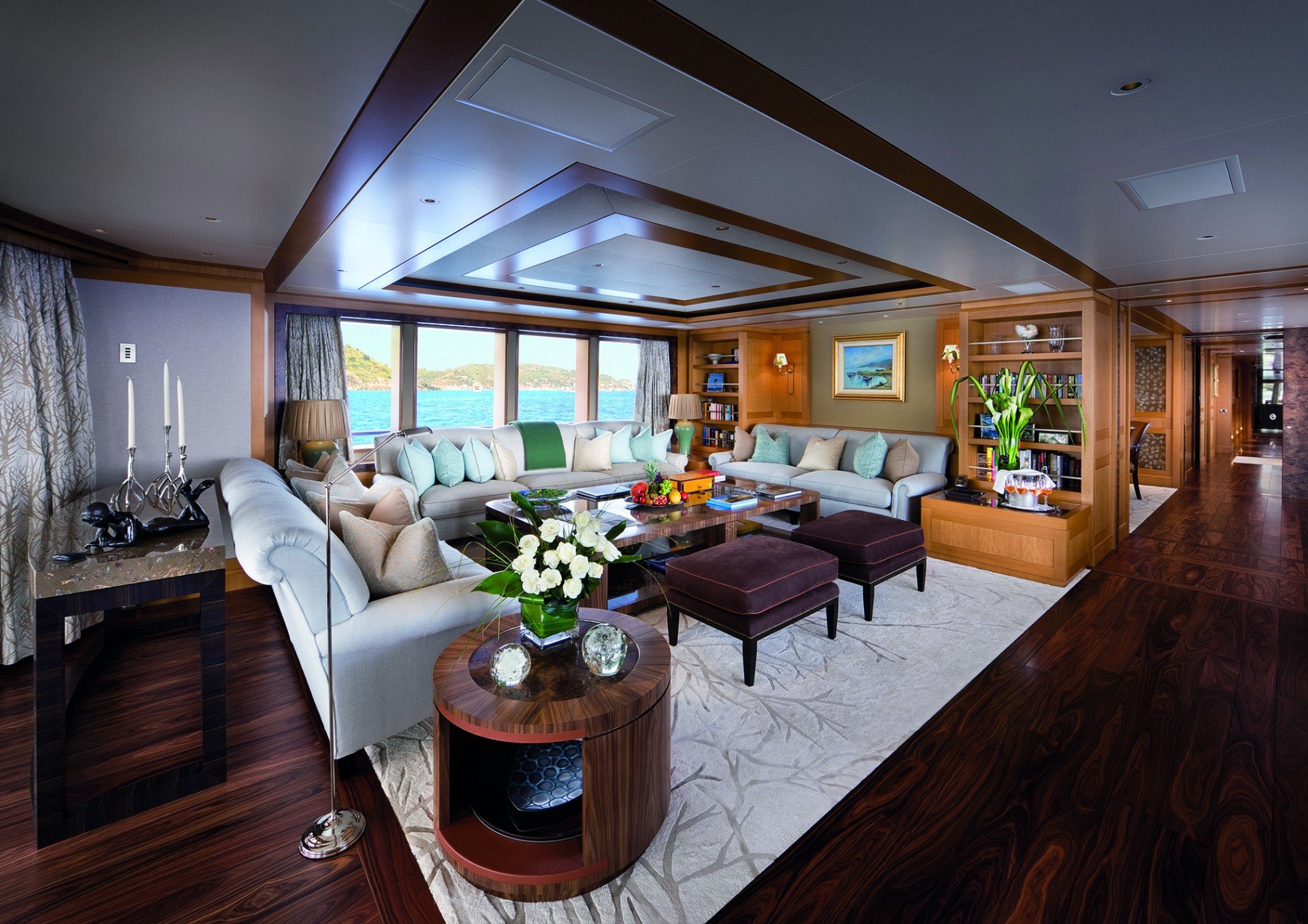 Feadship yacht Lady Britt interior