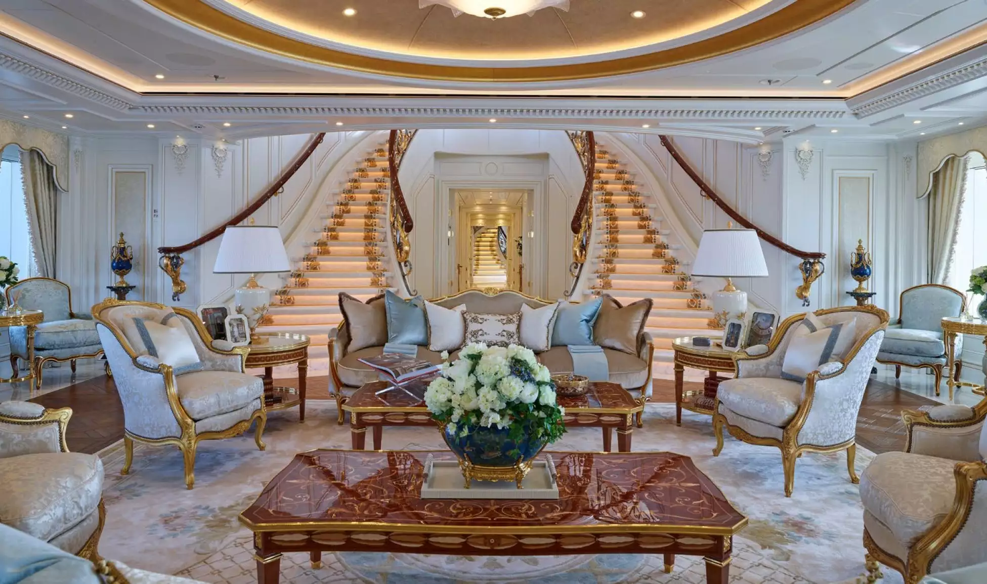 Lurssen yacht ALAIYA intérieur