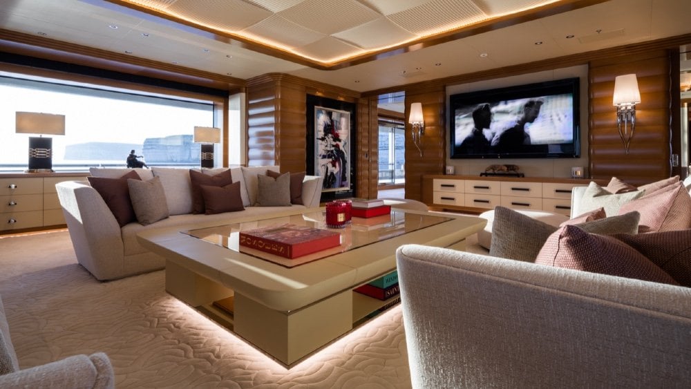 Benetti yacht LANA interior