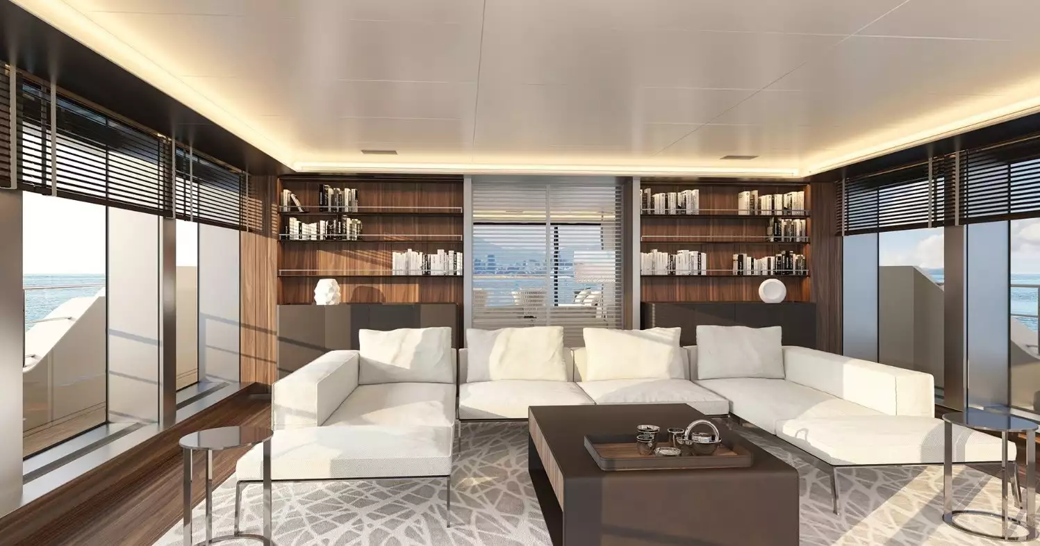 Intérieur du yacht San Lorenzo Ocean Dreamwalker