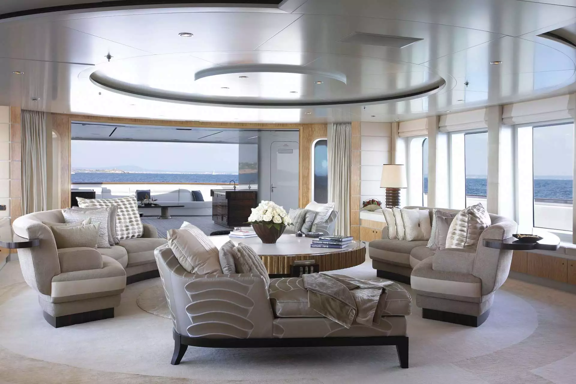 yacht Predator interior