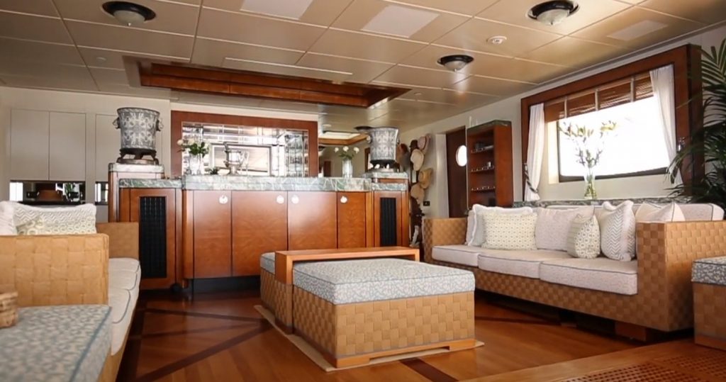 talitha g yacht interior
