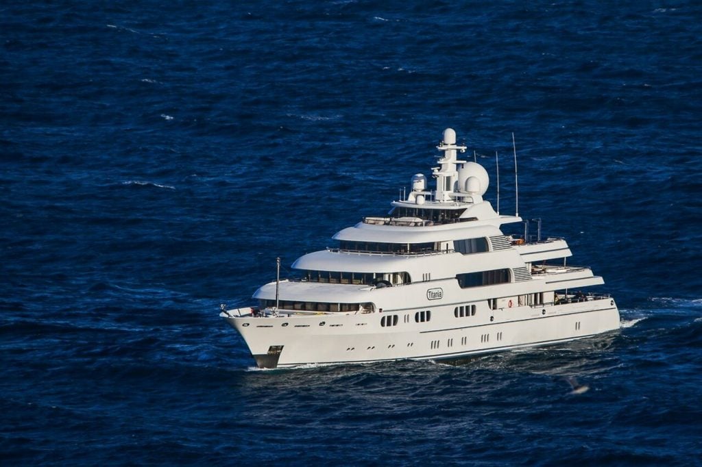 titania douglas yacht owner