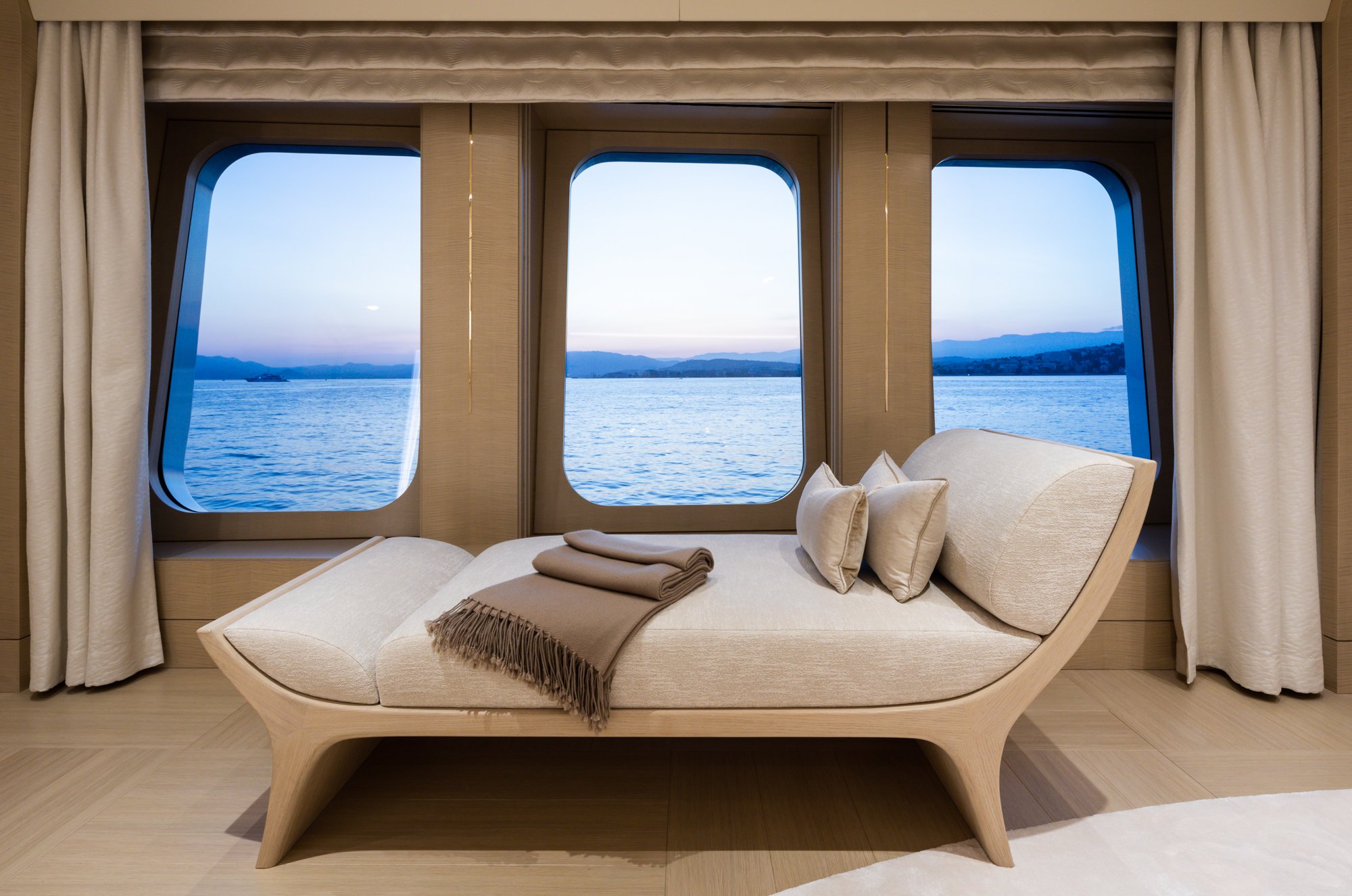 Interno dell'yacht Z di Amels