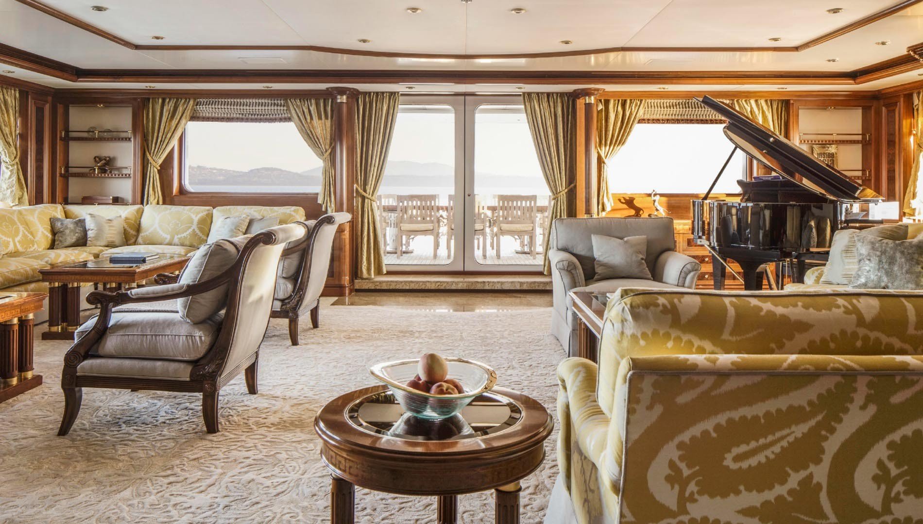 Yacht Titania interior