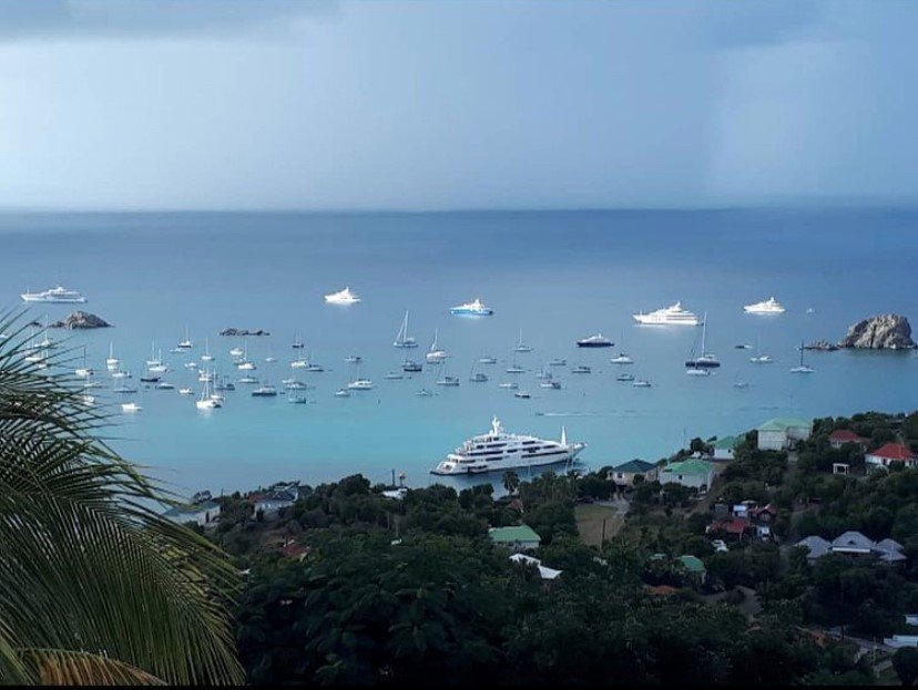 yachts in St Barts - New Years Eve - 2020