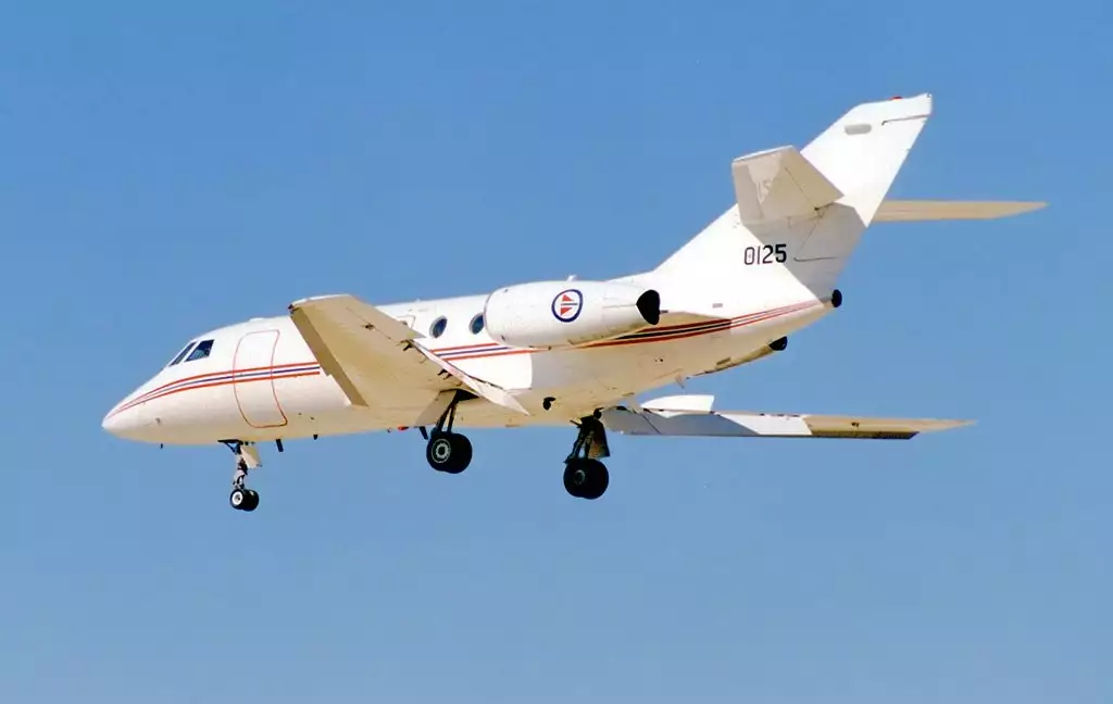 0125 Dassault Falcon van de Noorse luchtmacht