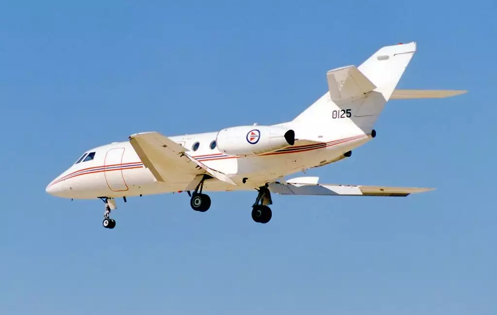 0125 Dassault Falcon dell'aeronautica norvegese