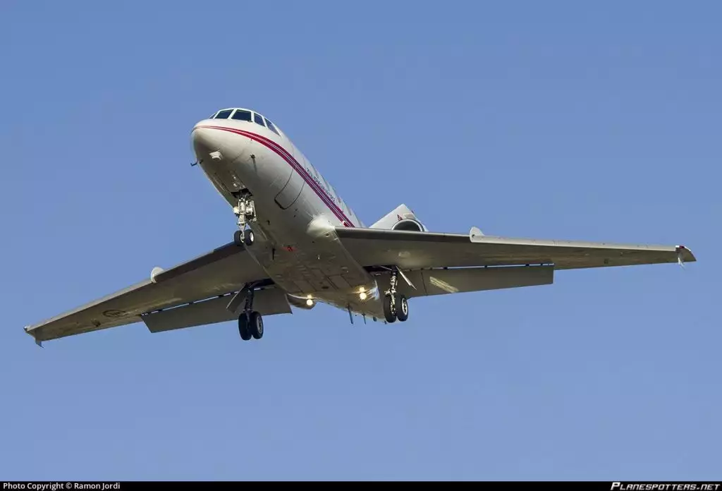 0125 Dassault Falcon van de Noorse luchtmacht