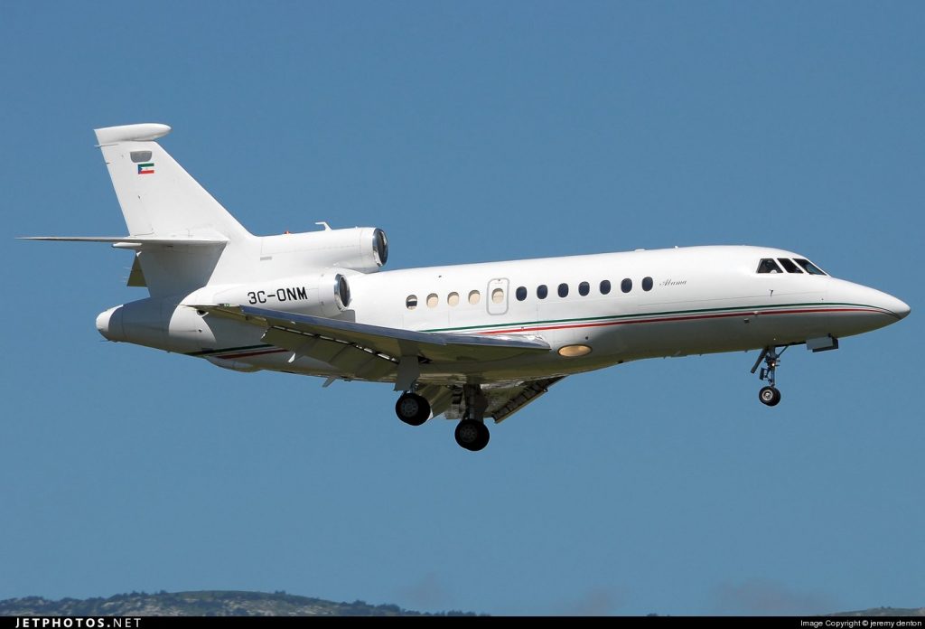 3C-ONM – Dassault Falcon 900 – Обианг Манге