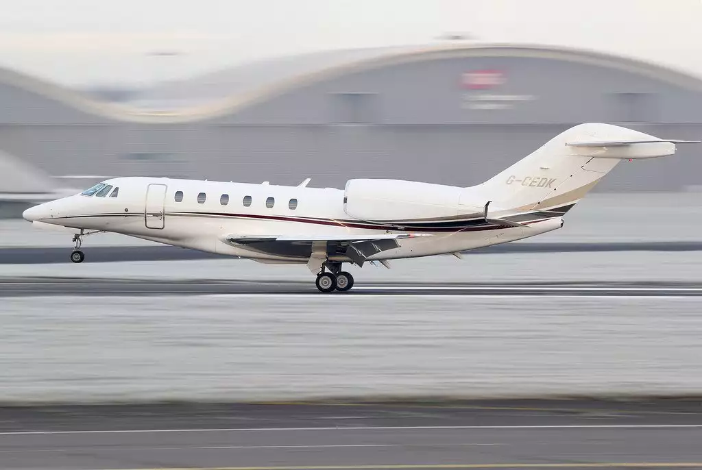 G-CEDK Cessna 750 Citation Джеральд Кавендиш Гросвенор